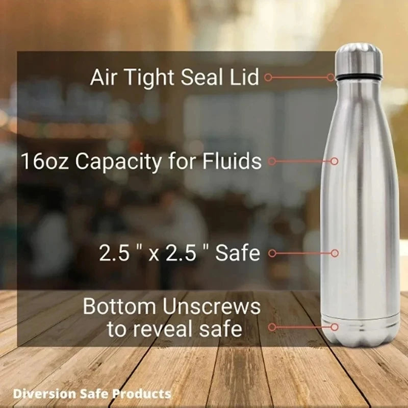 Diversion Water Bottle Shape Surprise Secret 710ML Hidden Security Container Stash Safe Box Plastic Stash Jars Safe Org